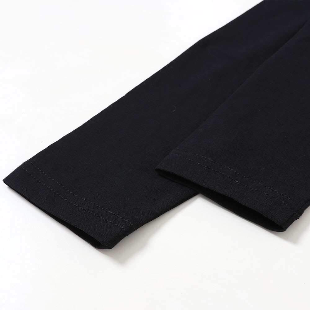 クリフメイヤー（KRIFF MAYER）（キッズ）ジュニア Tシャツ 長袖 UVさらすべ蓄光白亜ロンT 2337844K-19:BLACK ブラック UVケア