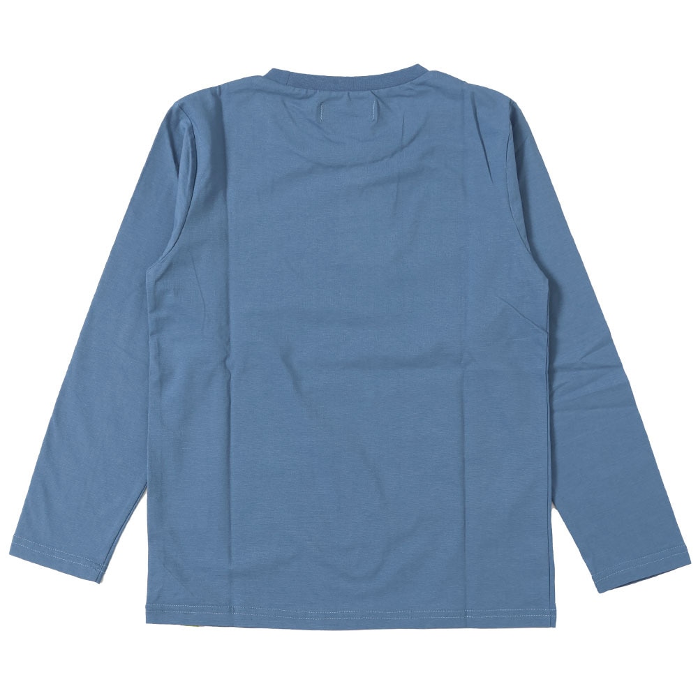 クリフメイヤー（KRIFF MAYER）（キッズ）ジュニア Tシャツ 長袖 UVさらすべ蓄光白亜ロンT 2337844K-70:SAX サックス UVケア