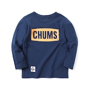 チャムス（CHUMS）（キッズ）ジュニア ロゴロングスリーブTシャツ CH21-1304-N104