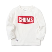 チャムス（CHUMS）（キッズ）ジュニア ロゴロングスリーブTシャツ CH21-1304-W014