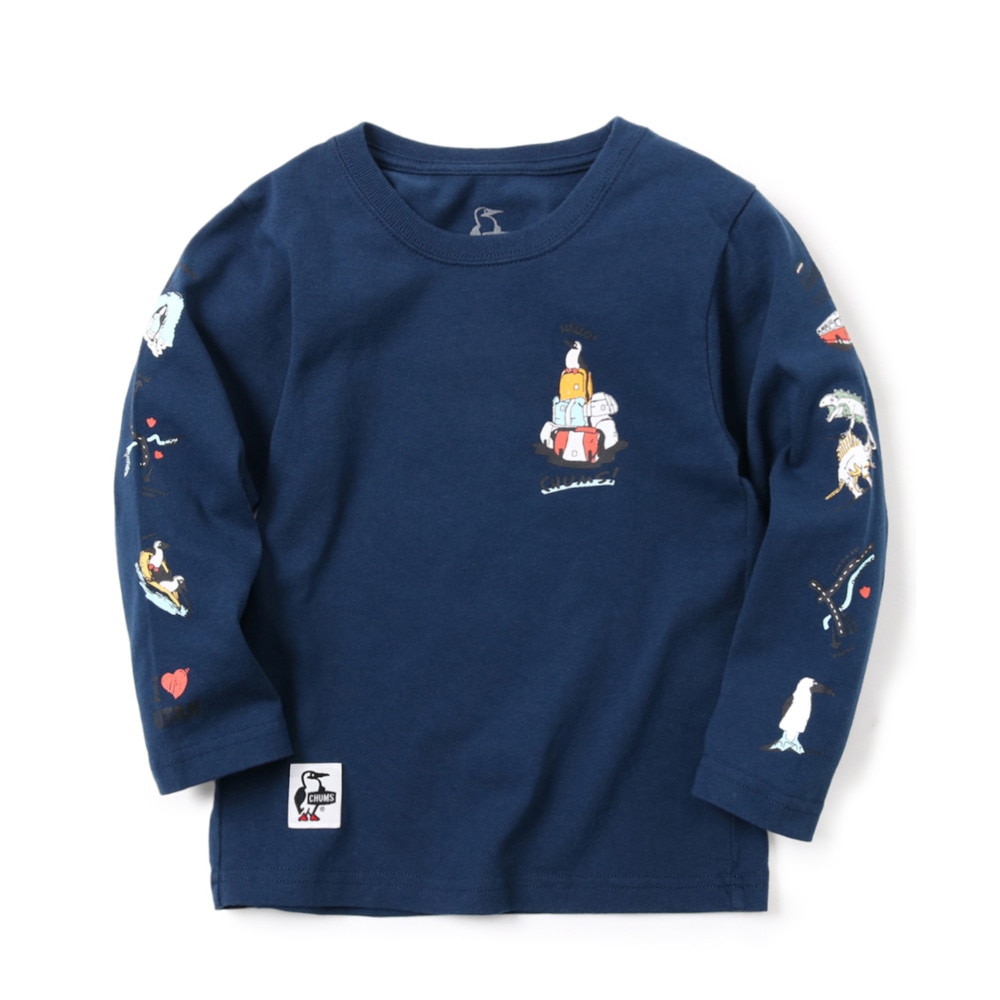 チャムス（CHUMS）（キッズ）ジュニア ユタツアーズロングスリーブTシャツ CH21-1307-N001