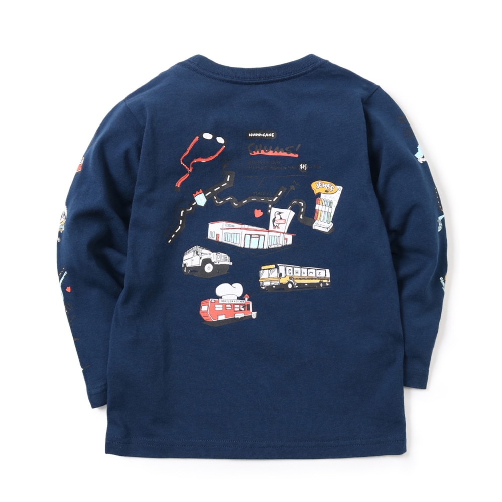 チャムス（CHUMS）（キッズ）ジュニア ユタツアーズロングスリーブTシャツ CH21-1307-N001