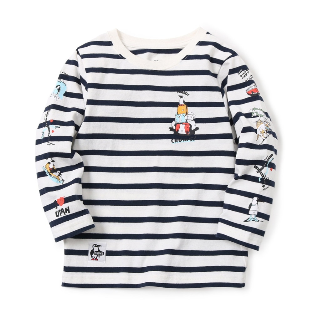 チャムス（CHUMS）（キッズ）ジュニア ユタツアーズロングスリーブTシャツ CH21-1307-W011