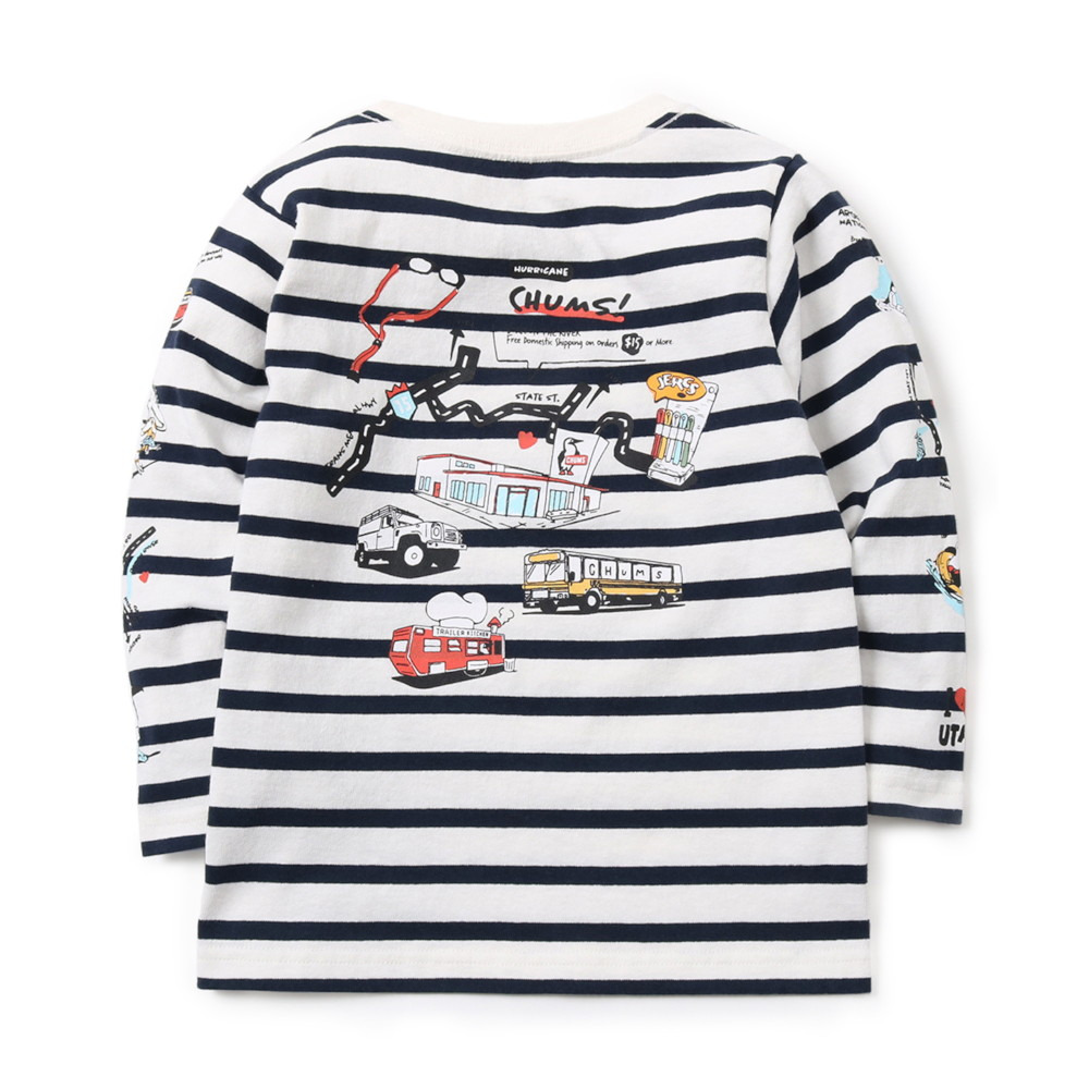 (キッズ)ジュニア ユタツアーズロングスリーブTシャツ CH21-1307-W011