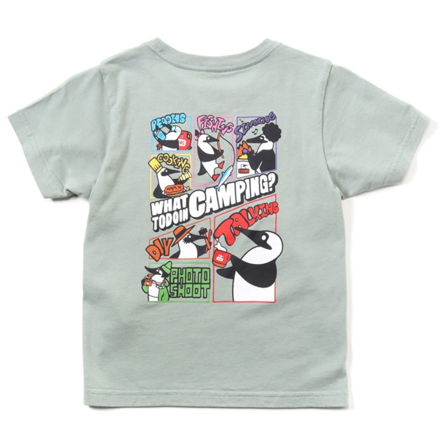 チャムス（CHUMS）（キッズ）ジュニア ワット トゥドゥ イン キャンピングTシャツ CH21-1314-M076
