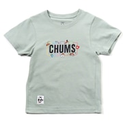 チャムス（CHUMS）（キッズ）ジュニア ワットトゥドゥインキャンピングTシャツ CH21-1314-M076