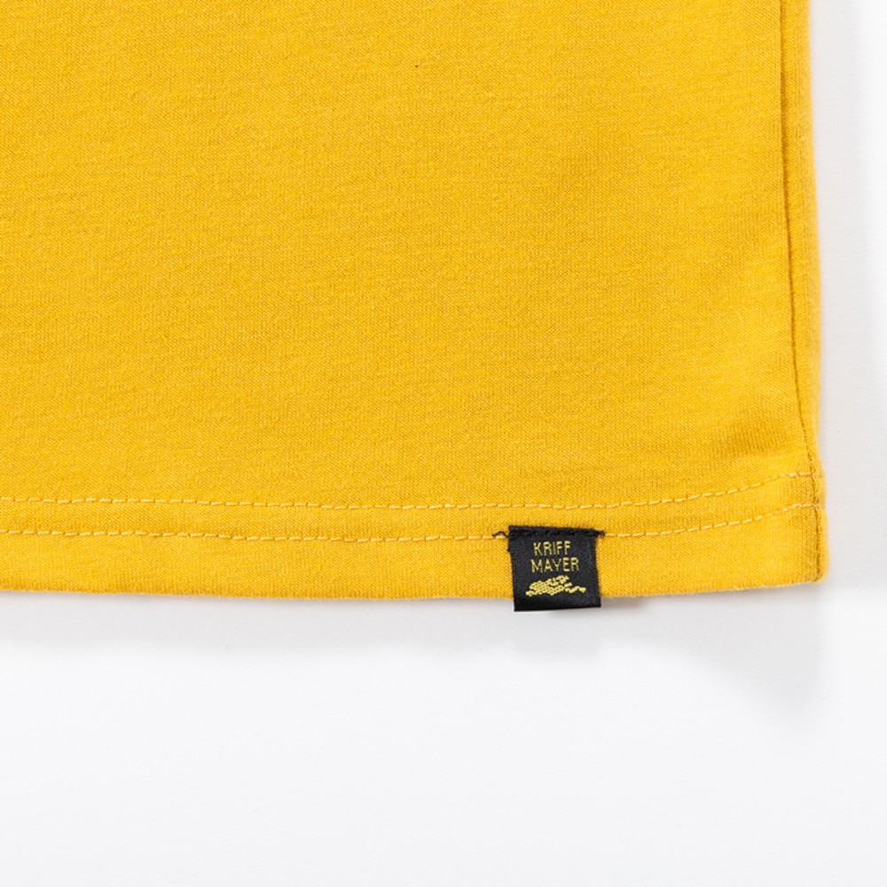 クリフメイヤー（KRIFF MAYER）（キッズ）ジュニア 半袖Tシャツ おひさまプリントTシャツ ルアー 2347849K-55:YELLOW イエロー 撥水