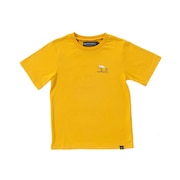 (キッズ)ジュニア 半袖Tシャツ おひさまプリントTシャツ ルアー 2347849K-55:YELLOW イエロー 撥水