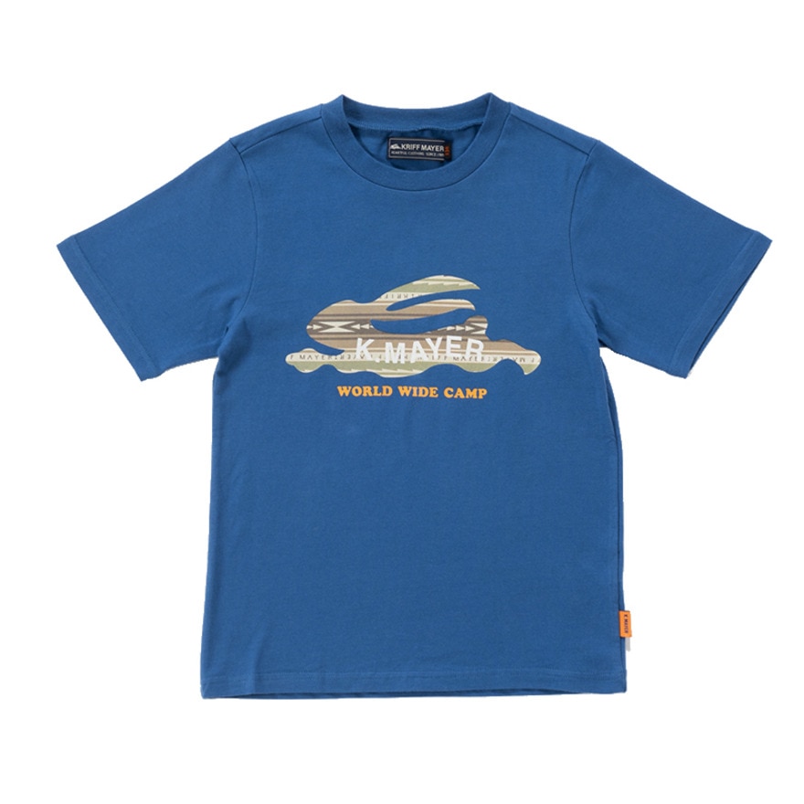 クリフメイヤー（KRIFF MAYER）（キッズ）ジュニア 半袖Tシャツ フライングラビット 半袖Tシャツ 2347850K-74:BLUE ブルー