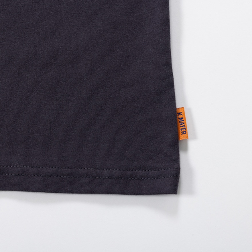 クリフメイヤー（KRIFF MAYER）（キッズ）ジュニア 半袖Tシャツ キャンプラビット バックプリントT 2347851K-17:CHARCOAL チャコールグレー