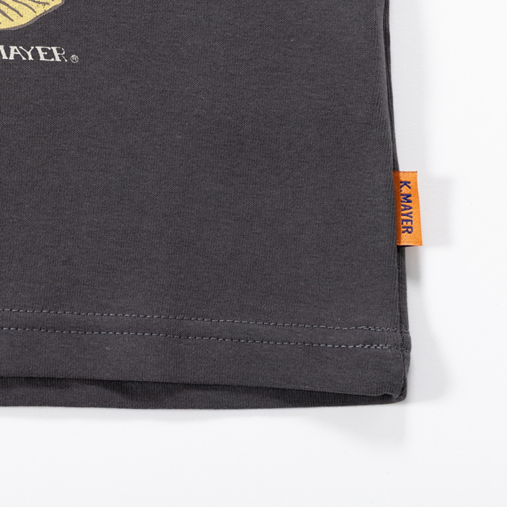 クリフメイヤー（KRIFF MAYER）（キッズ）ジュニア 半袖Tシャツ ウェットプロテクトアニマルT ペンギン 2347858K-17:CHARCOAL チャコールグレー