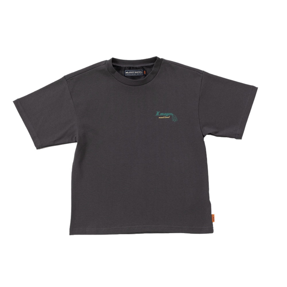 クリフメイヤー（KRIFF MAYER）（キッズ）ジュニア 半袖 Tシャツ ウェットプロテクトアニマルTシャツ ラクダ 2347859K-17:CHARCOAL