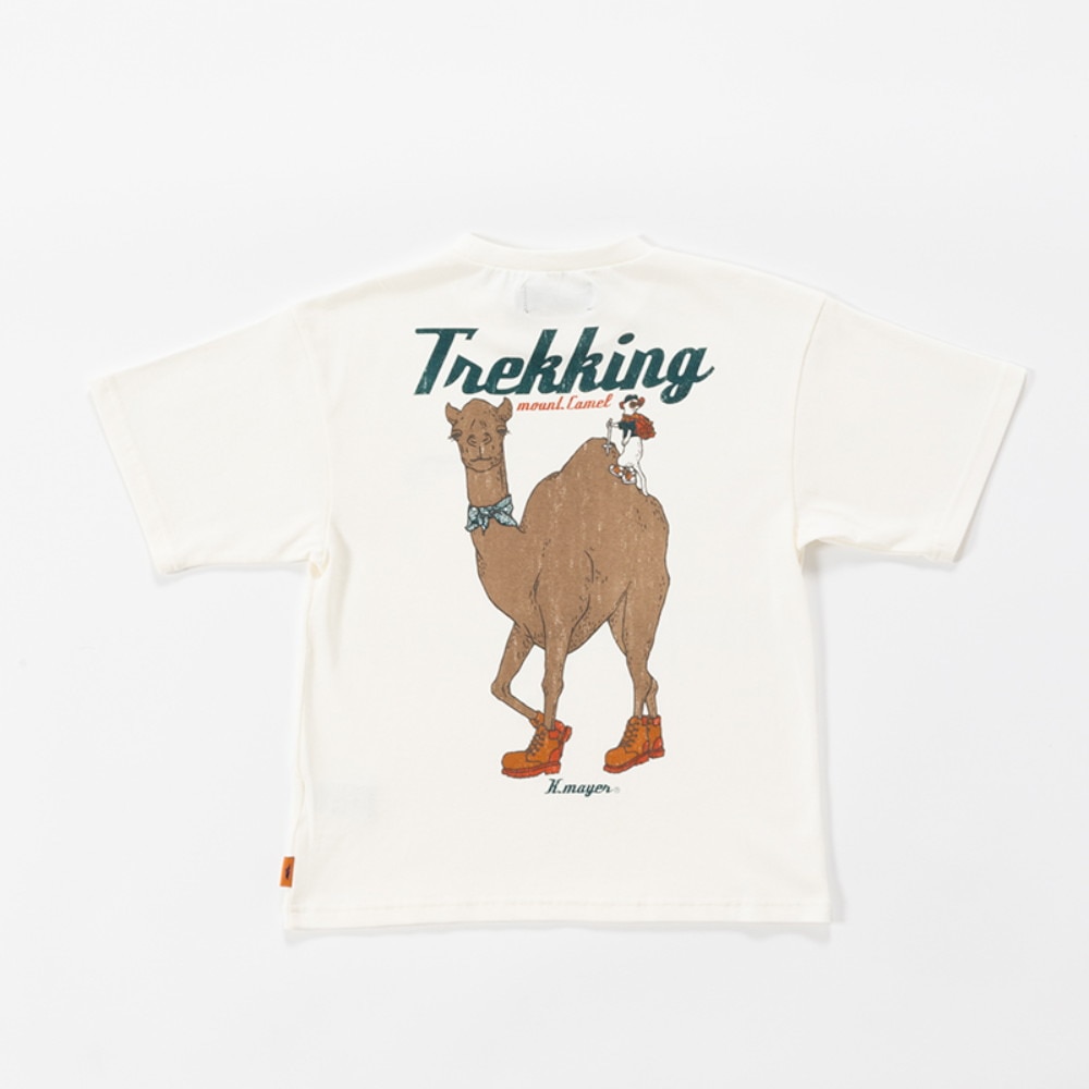 クリフメイヤー（KRIFF MAYER）（キッズ）ジュニア 半袖 Tシャツ ウェットプロテクトアニマルTシャツ ラクダ 2347859K-5:OFF