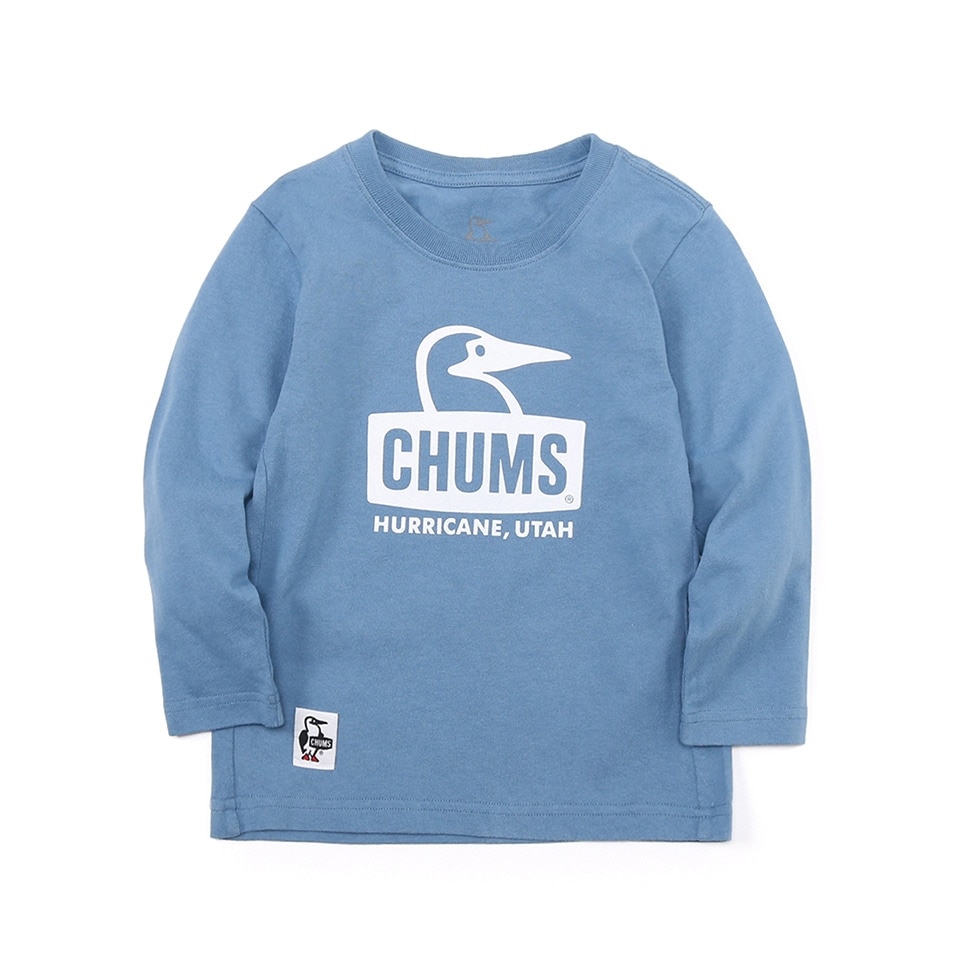 チャムス（CHUMS）（キッズ）キッズ ブービーフェイス ブラッシュド ロングスリーブTシャツ CH21-1293-A002