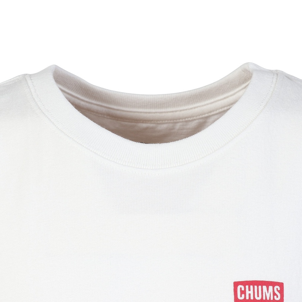チャムス（CHUMS）（キッズ）キッズ ブービーロゴブラッシュド ロングスリーブTシャツ CH21-1294-W001