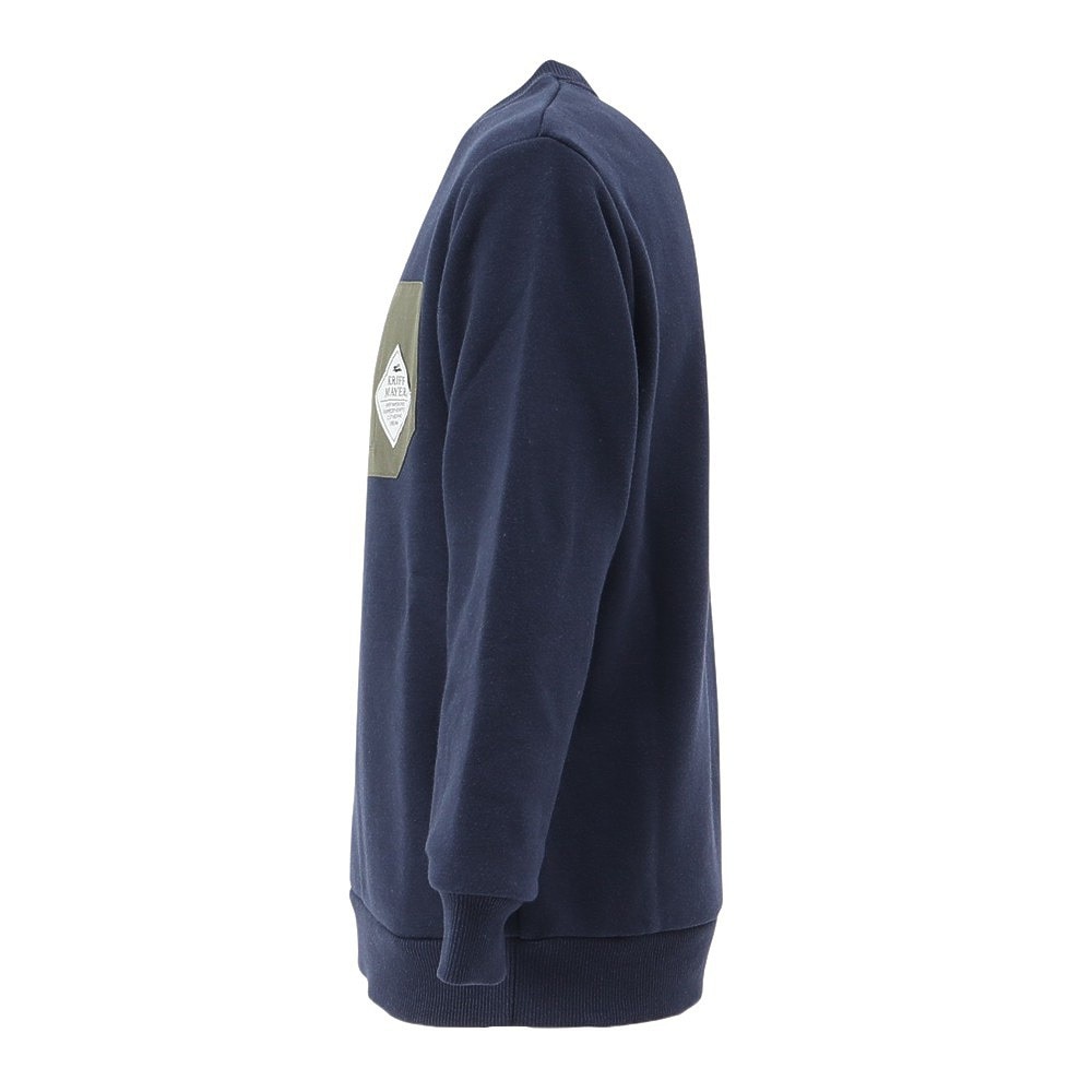 クリフメイヤー（KRIFF MAYER）（キッズ）ジュニア スウェット トレーナー ヤマロゴ ポケクルー 2417862K:79:NAVY ネイビー バックプリント