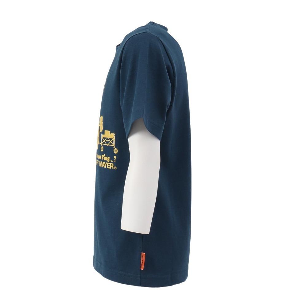 クリフメイヤー（KRIFF MAYER）（キッズ）ジュニア 楽LUCK-Tシャツ 勇者キャンプ J2444300:79:NAVY