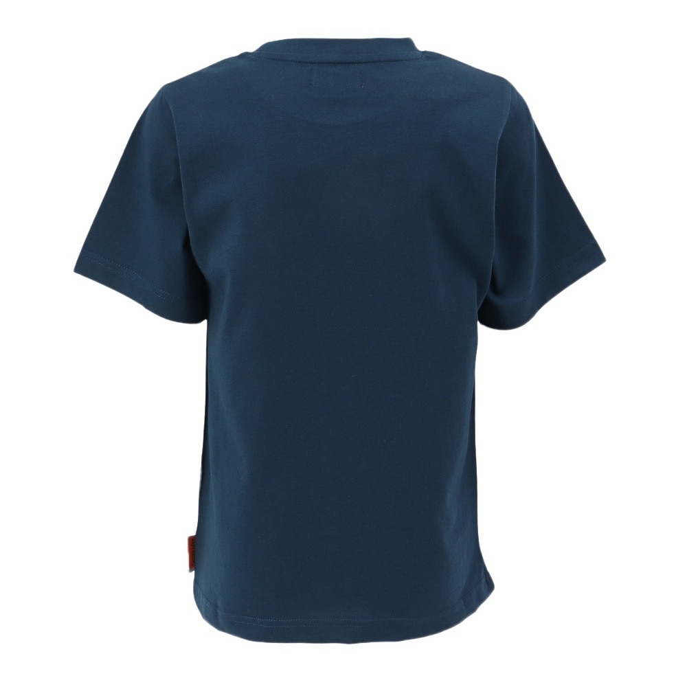 クリフメイヤー（KRIFF MAYER）（キッズ）ジュニア 楽LUCK-Tシャツ 勇者キャンプ J2444300:79:NAVY
