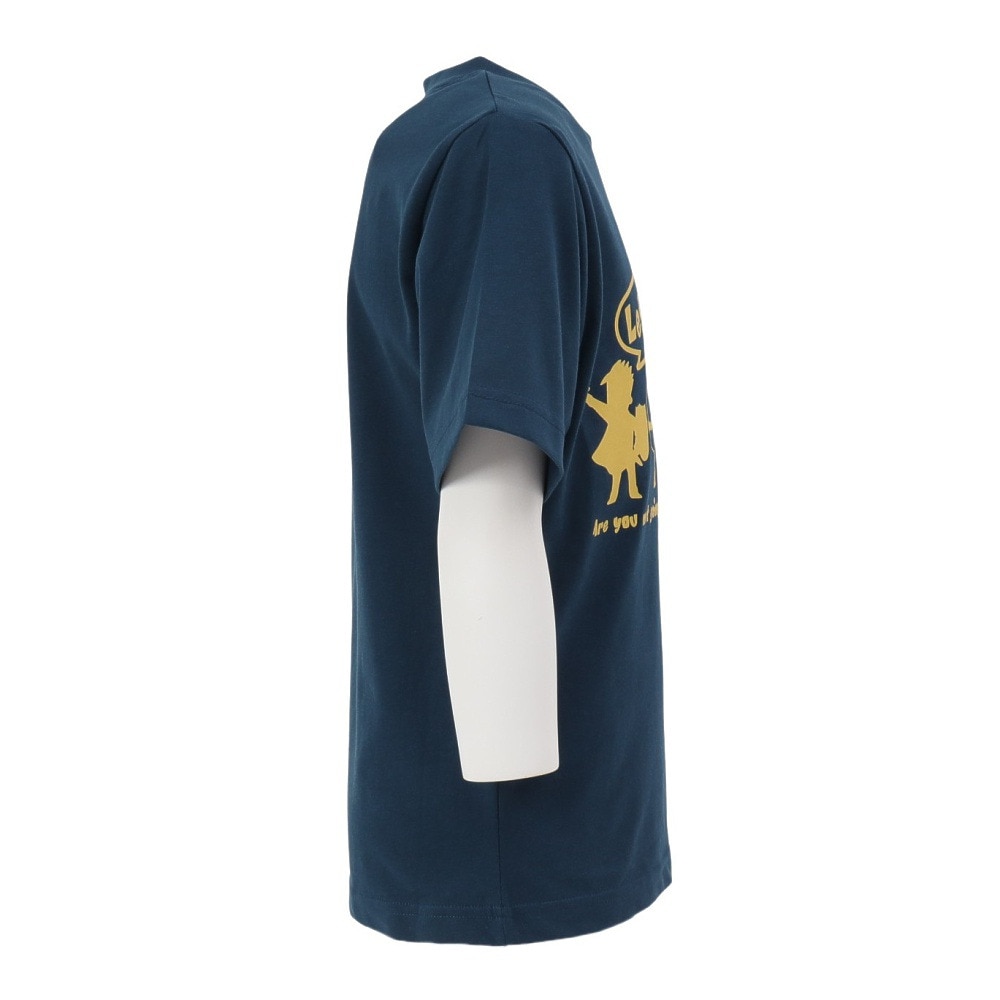 クリフメイヤー（KRIFF MAYER）（キッズ）ジュニア 楽LUCK-Tシャツ 勇者キャンプ J2444300:79:NAVY