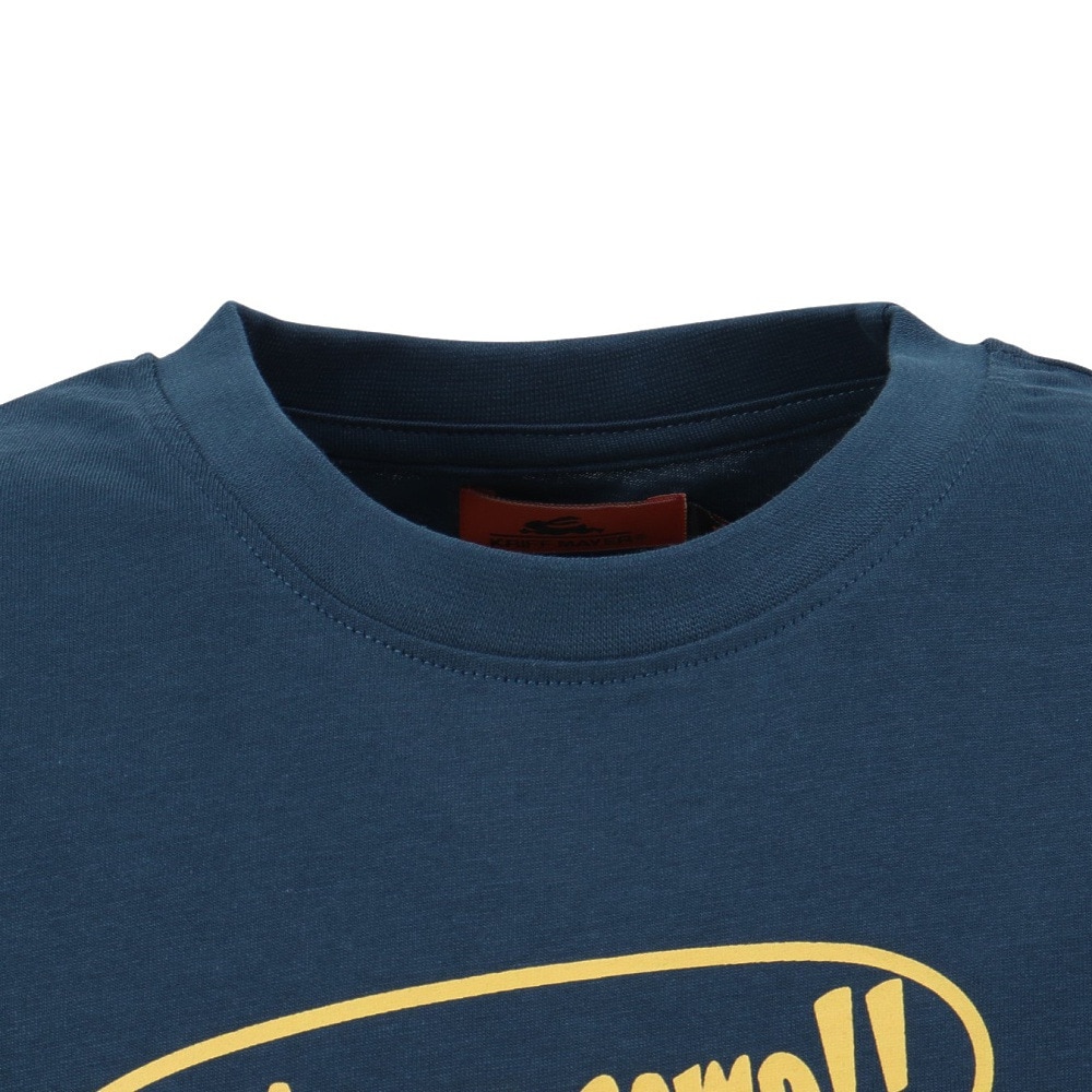 クリフメイヤー（KRIFF MAYER）（キッズ）ジュニア 楽LUCK-Tシャツ 勇者キャンプ J2444300:79:NAVY
