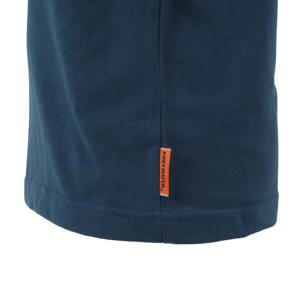 クリフメイヤー（KRIFF MAYER）（キッズ）ジュニア 楽LUCK-Tシャツ 勇者キャンプ J2444300:79:NAVY