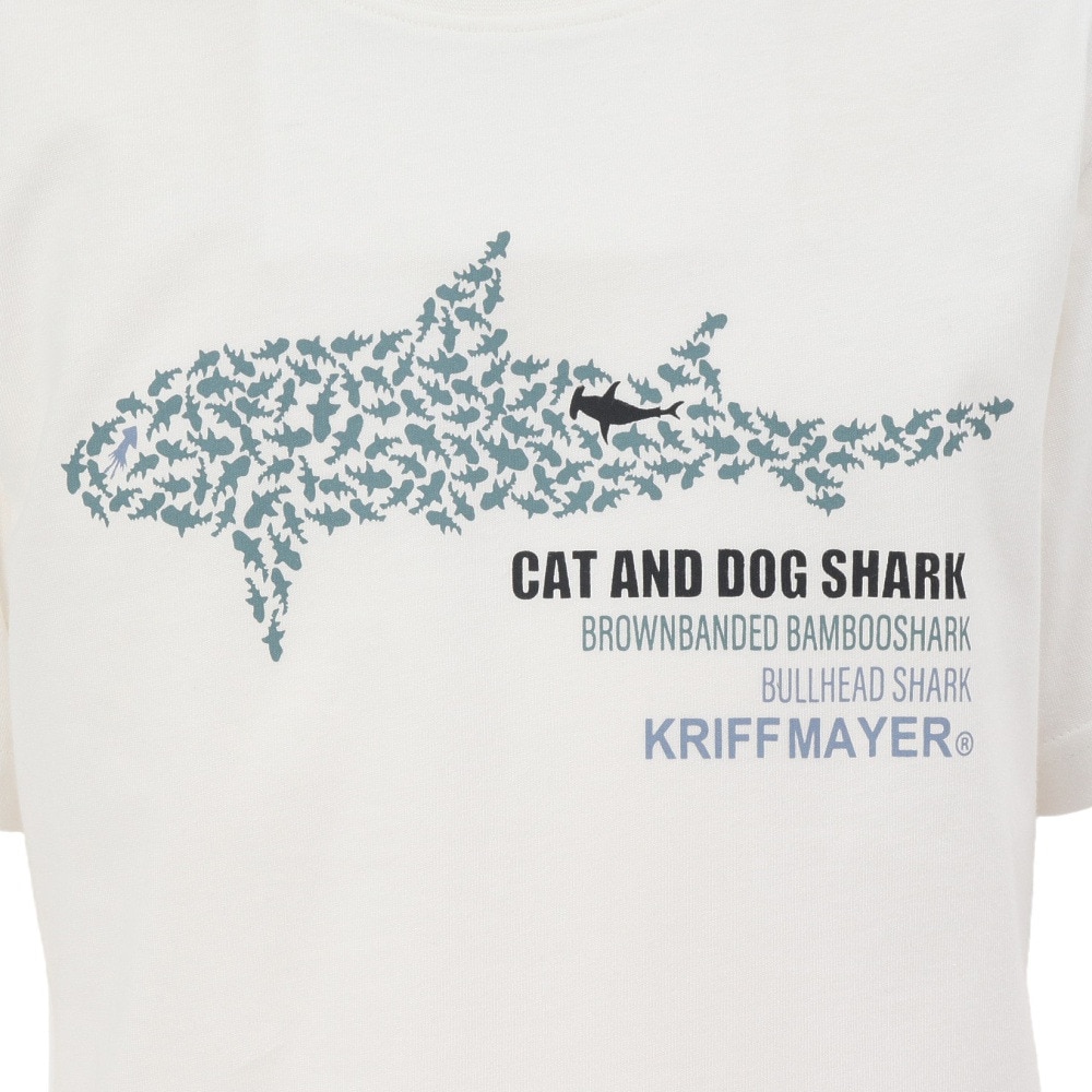 クリフメイヤー（KRIFF MAYER）（キッズ）ジュニア 楽LUCK-Tシャツ サメ J2444307:5:OFF