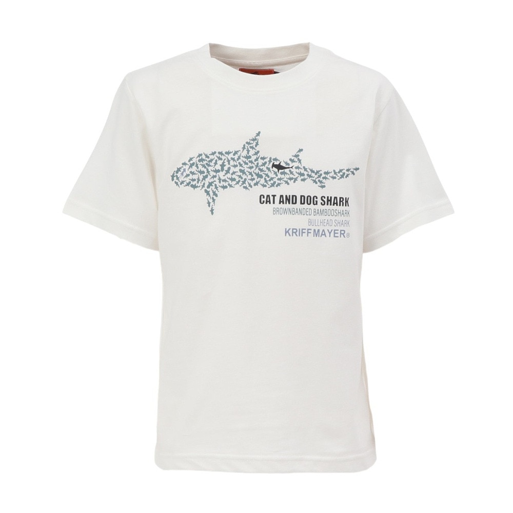 クリフメイヤー（KRIFF MAYER）（キッズ）ジュニア 楽LUCK-Tシャツ サメ J2444307:5:OFF