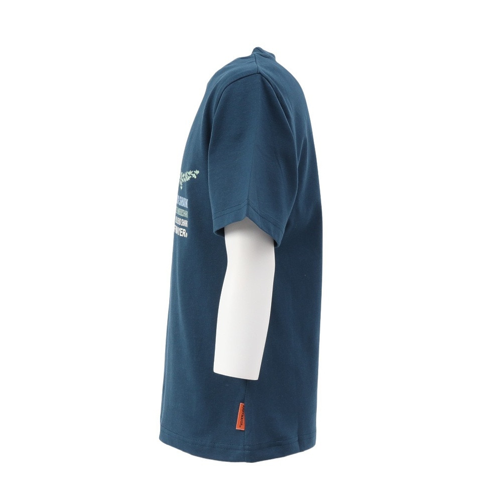 クリフメイヤー（KRIFF MAYER）（キッズ）ジュニア 楽LUCK-Tシャツ サメ J2444307:79:NAVY