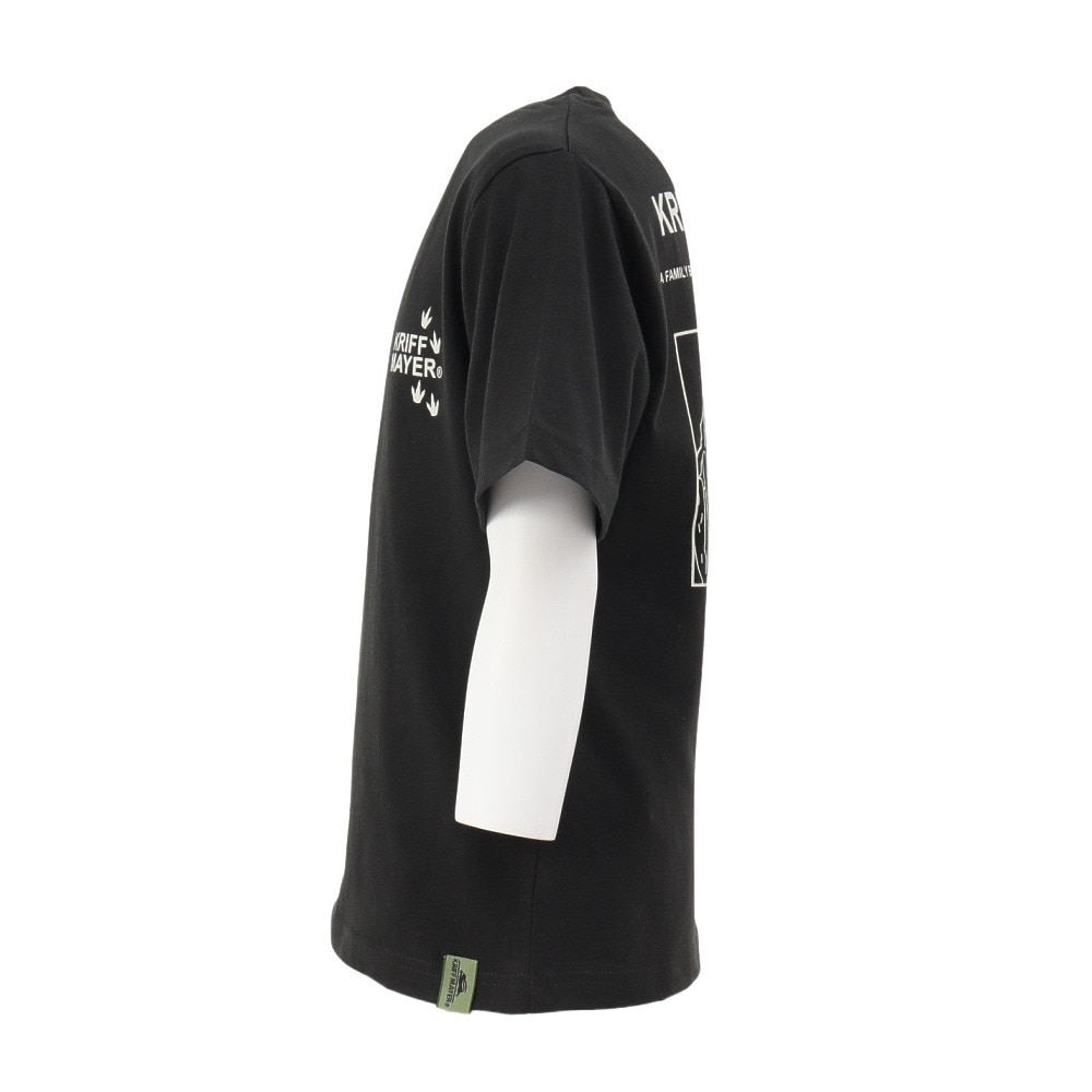 クリフメイヤー（KRIFF MAYER）（キッズ）ジュニア 楽LUCK-Tシャツ ダイナソー J2444309:17:CHARCOAL