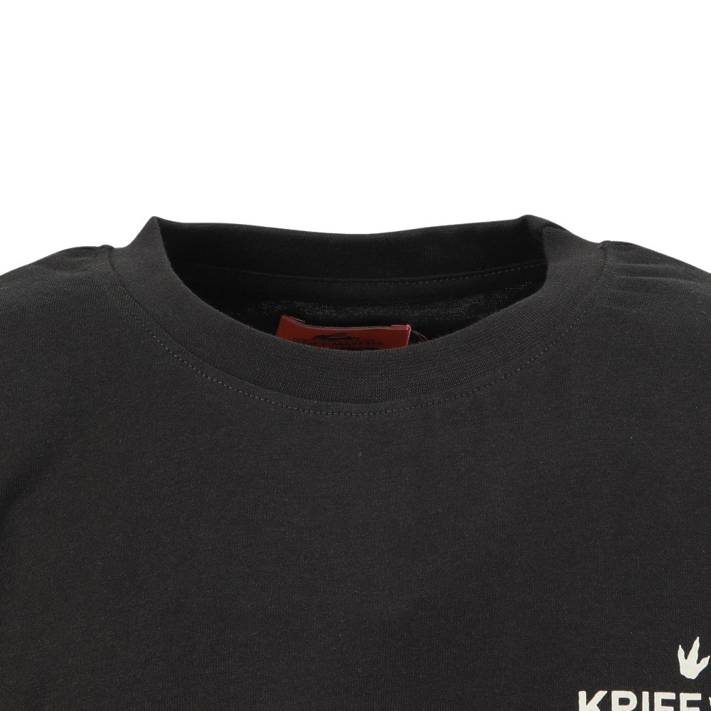 クリフメイヤー（KRIFF MAYER）（キッズ）ジュニア 楽LUCK-Tシャツ ダイナソー J2444309:17:CHARCOAL