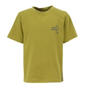 (キッズ)ジュニア 楽LUCK-Tシャツ ダイナソー J2444309:64:L/GREEN