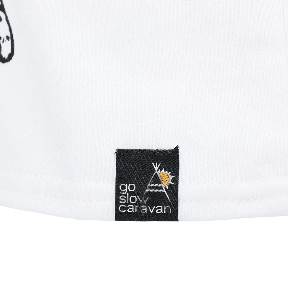 ゴースローキャラバン（GOSLOWCARAVAN）（キッズ）ジュニア 餃子クマ Tシャツ 341923 WHT