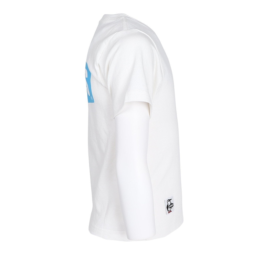 チャムス（CHUMS）（キッズ）キッズ LB ロゴ Glw 半袖Tシャツ CH21-1387-W001