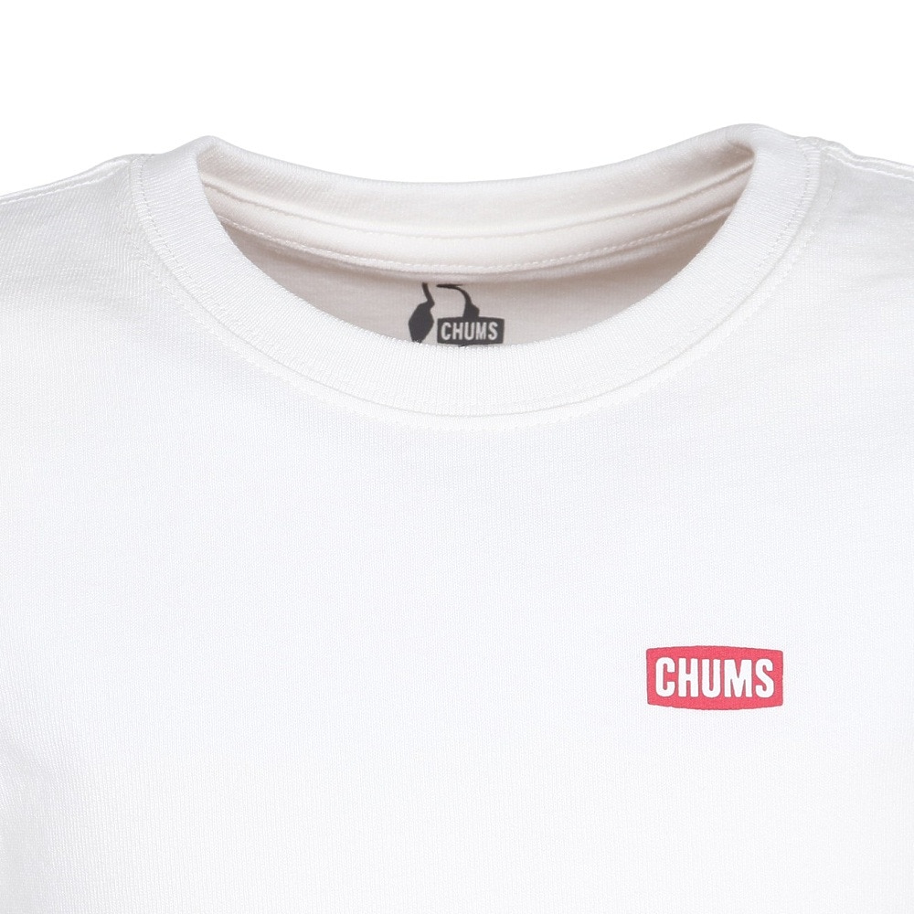 チャムス（CHUMS）（キッズ）キッズ LB ロゴ Glw 半袖Tシャツ CH21-1387-W001