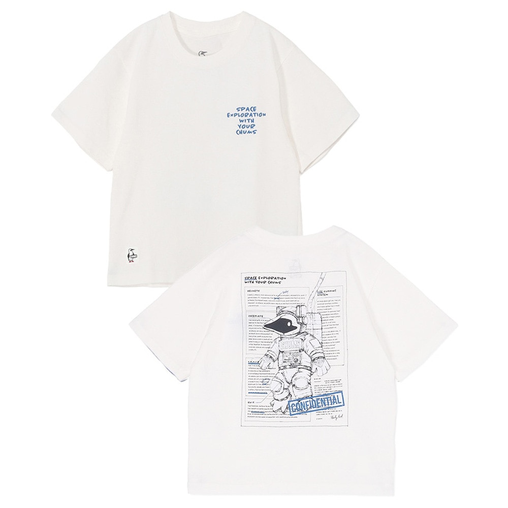 チャムス（CHUMS）（キッズ）ジュニア スペースブービースペーススーツTシャツ CH21-1357-W001