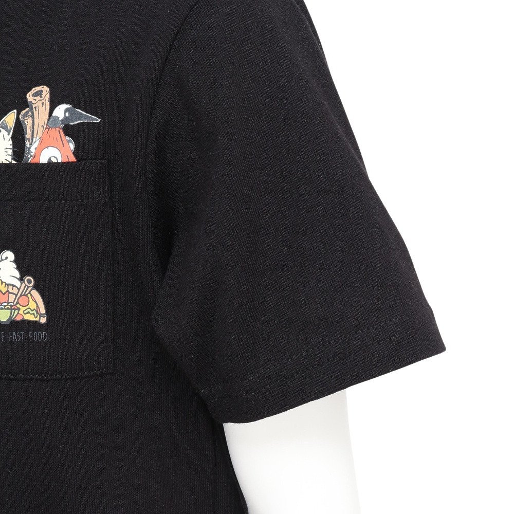 チャムス（CHUMS）（キッズ）ジュニア アンチバグフードヨーカイポケットTシャツ CH21-1362-K001