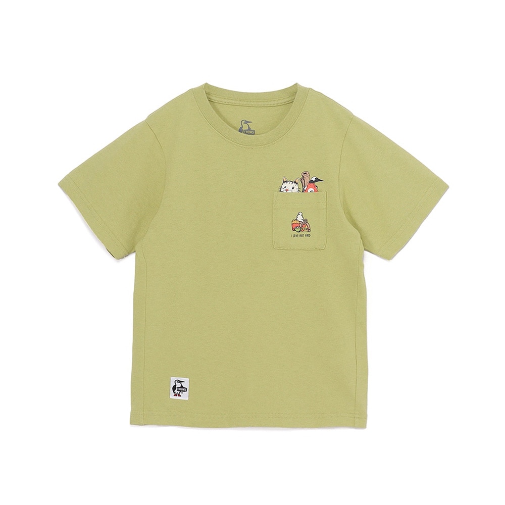 チャムス（CHUMS）（キッズ）ジュニア アンチバグフードヨーカイポケットTシャツ CH21-1362-M118