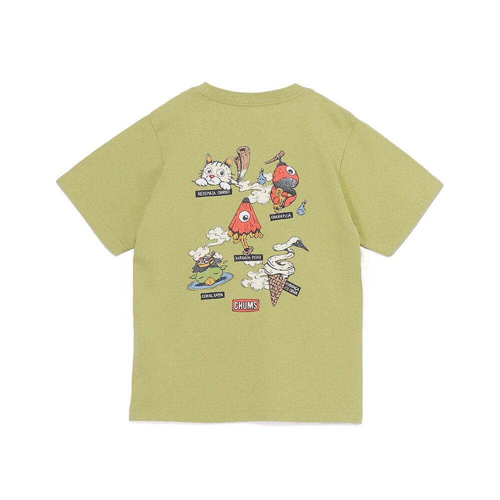 チャムス（CHUMS）（キッズ）ジュニア アンチバグフードヨーカイポケットTシャツ CH21-1362-M118