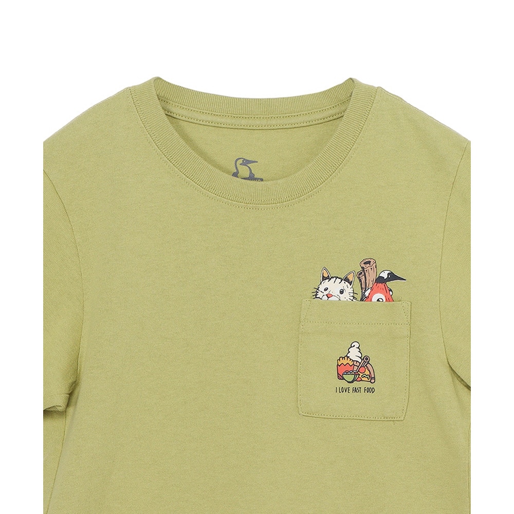 チャムス（CHUMS）（キッズ）ジュニア アンチバグフードヨーカイポケットTシャツ CH21-1362-M118