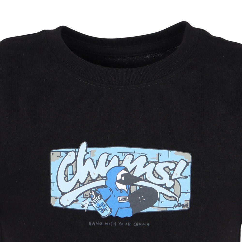 チャムス（CHUMS）（キッズ）ジュニア アンチバグチャムスグラフィティTシャツ CH21-1363-K001