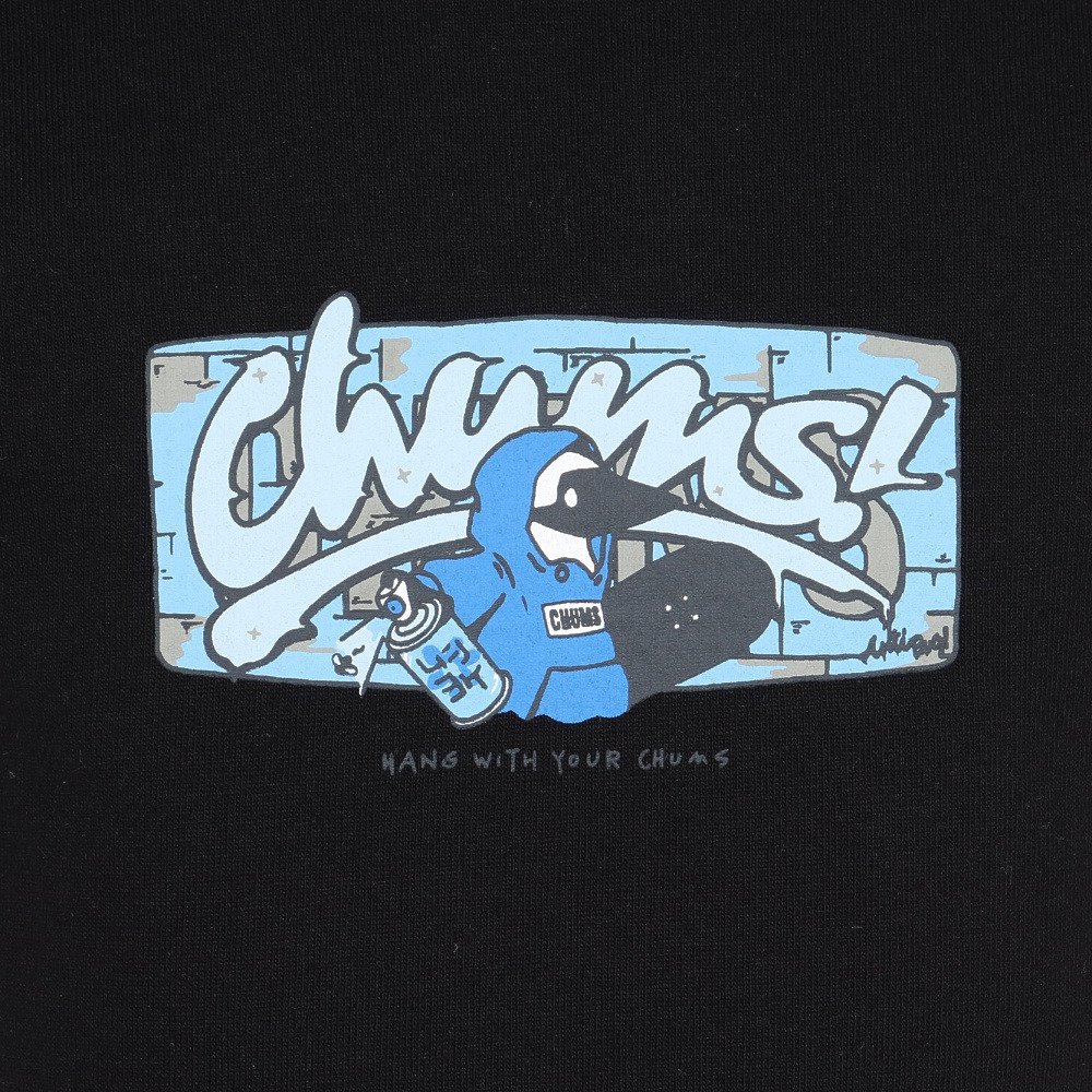 チャムス（CHUMS）（キッズ）ジュニア アンチバグチャムスグラフィティTシャツ CH21-1363-K001