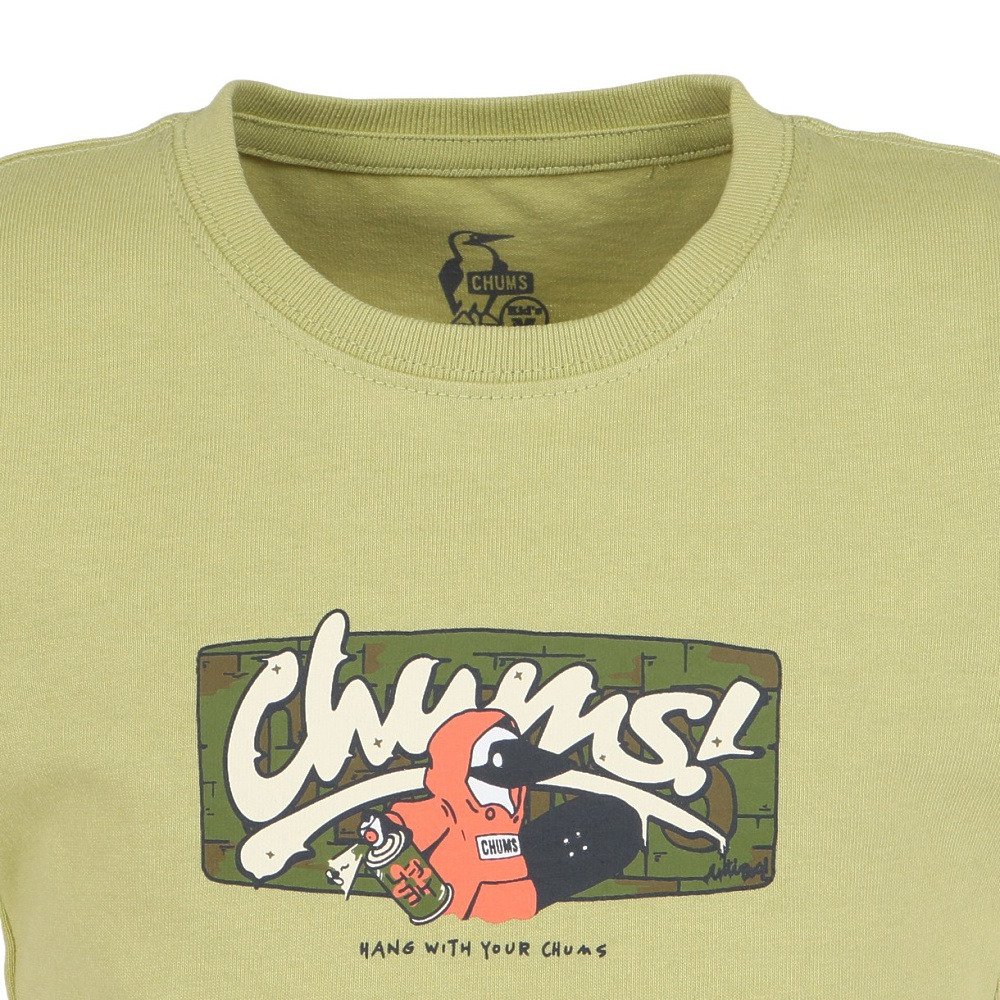 チャムス（CHUMS）（キッズ）ジュニア アンチバグチャムスグラフィティTシャツ CH21-1363-M118