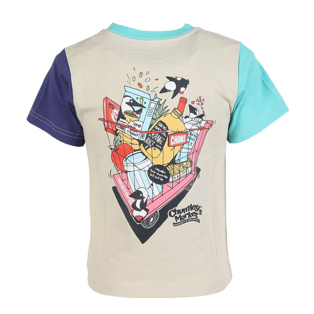 チャムス（CHUMS）（キッズ）キッズ　チャムリーズマーケット ポケットTシャツ CH21-1367-C087