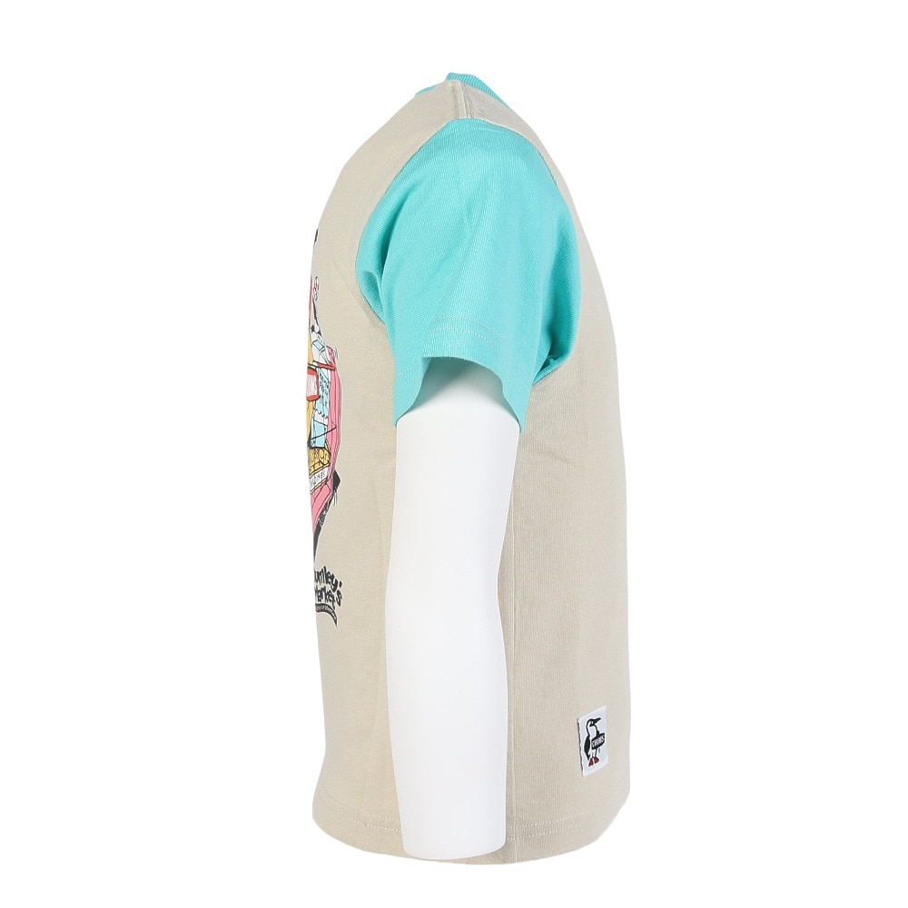 チャムス（CHUMS）（キッズ）キッズ　チャムリーズマーケット ポケットTシャツ CH21-1367-C087