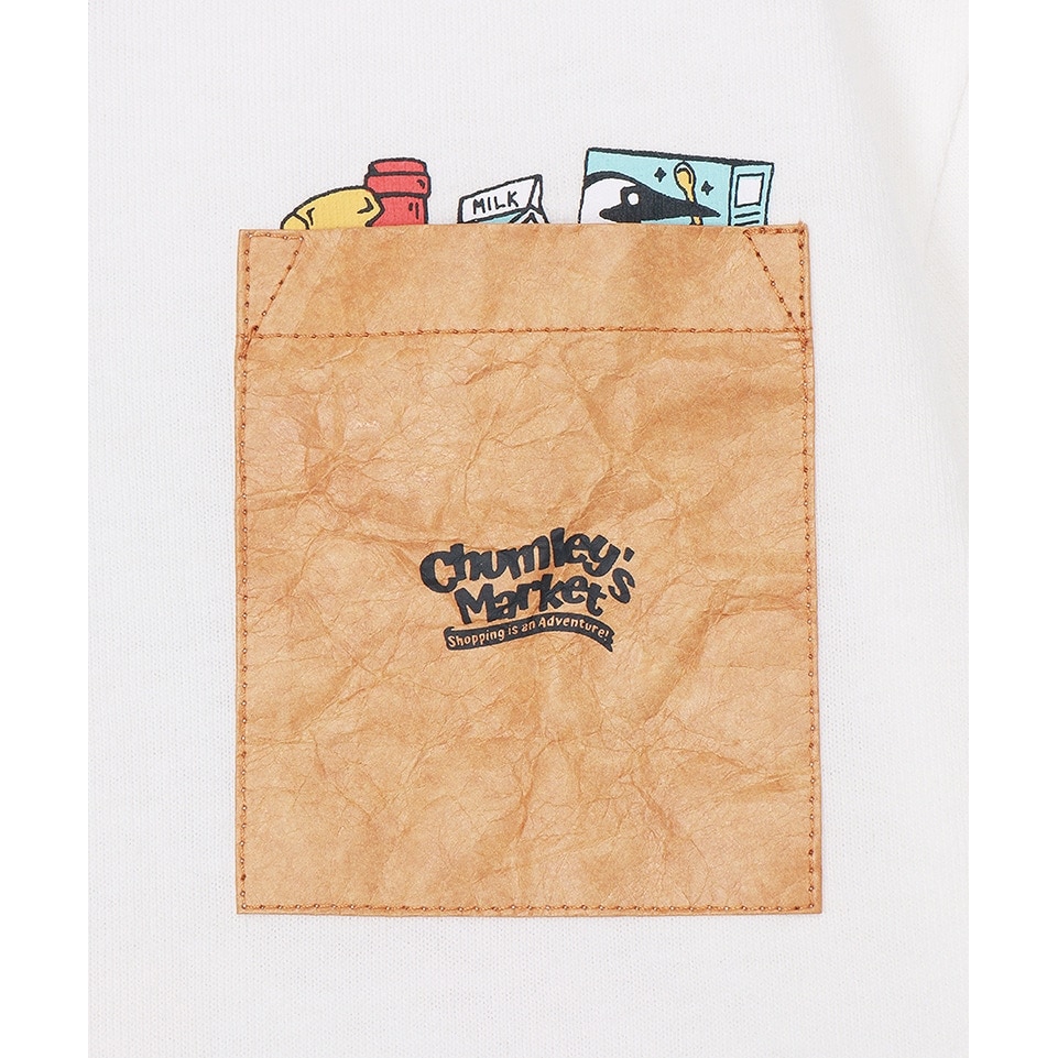 チャムス（CHUMS）（キッズ）キッズ チャムリーズマーケット ポケットTシャツ CH21-1367-W001