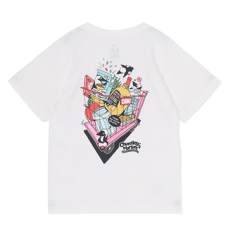 チャムス（CHUMS）（キッズ）キッズ チャムリーズマーケット ポケットTシャツ CH21-1367-W001