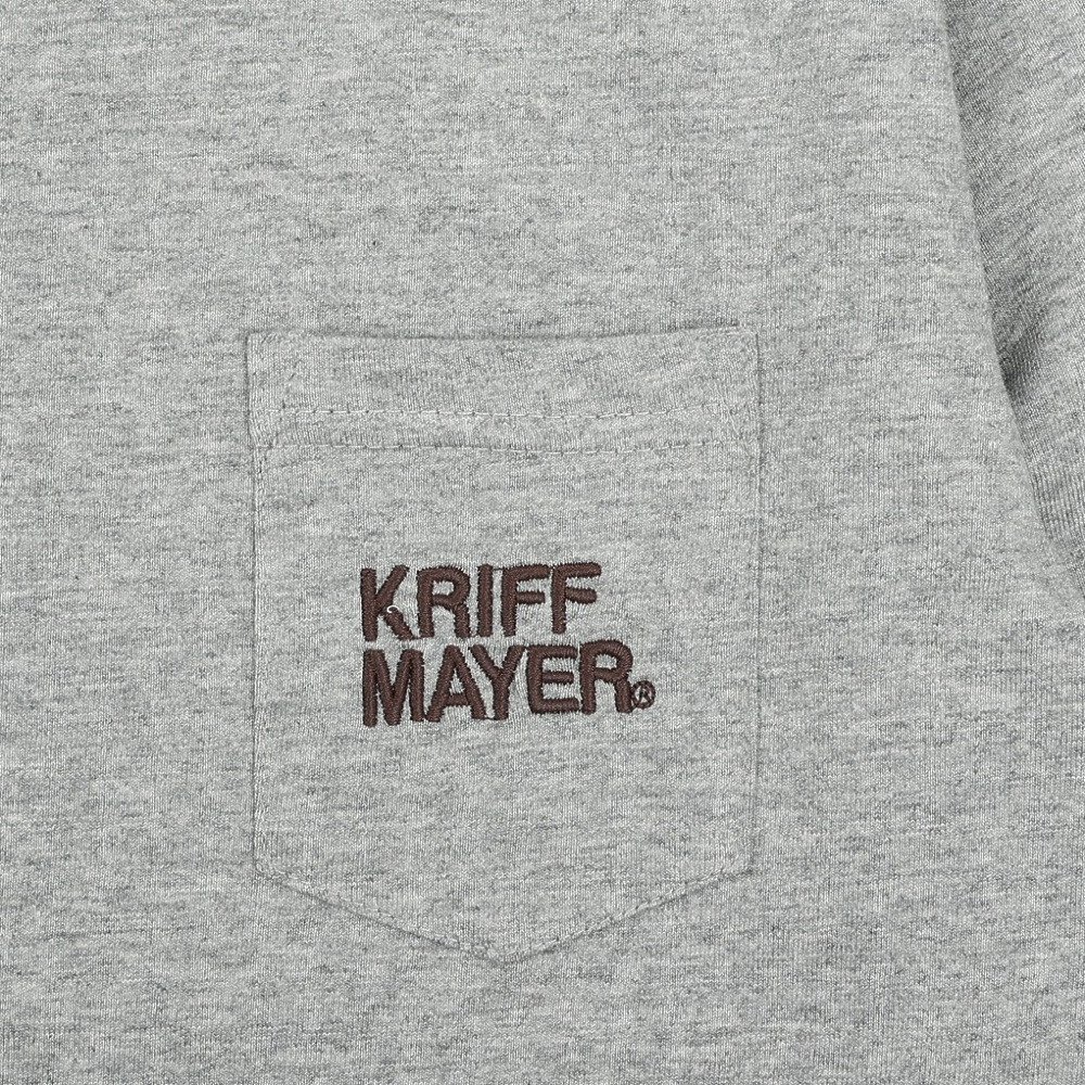 クリフメイヤー（KRIFF MAYER）（キッズ）ジュニア 外遊びイラストロンT(ロゴ) J2517855:15:GRAY