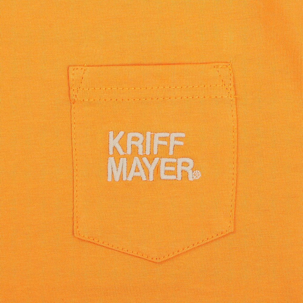 クリフメイヤー（KRIFF MAYER）（キッズ）ジュニア 外遊びイラストロンT(ロゴ) J2517855:45:ORANGE