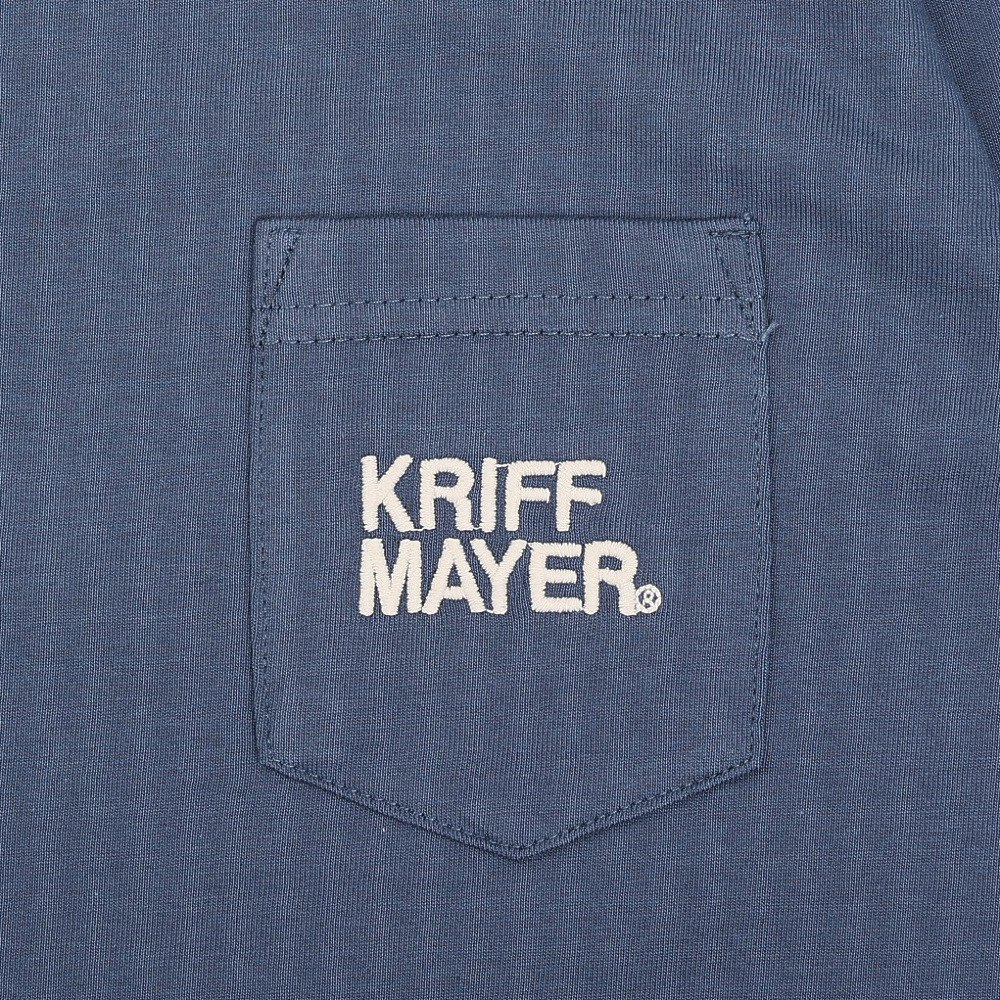 クリフメイヤー（KRIFF MAYER）（キッズ）ジュニア 外遊びイラストロンT(ロゴ) J2517855:74:BLUE