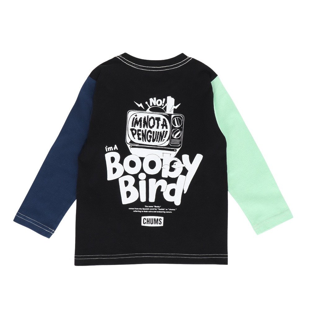 チャムス（CHUMS）（キッズ）キッズアイムノットアペンギンブラッシュドロングスリーブTシャツ CH21-1416-C110